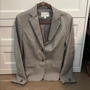 Banana Republic Women's Light Gray Suit Jacket